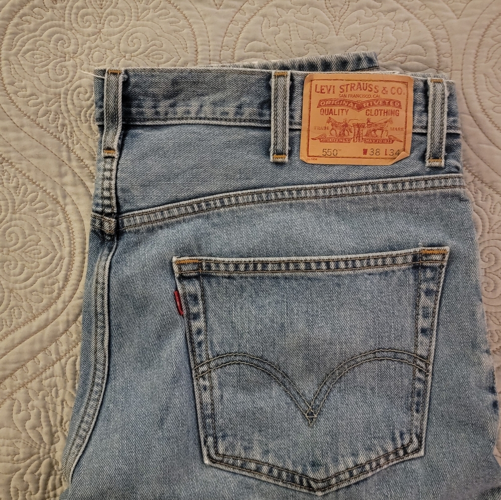 Men's Levi 550 Relaxed fit Zipper jeans